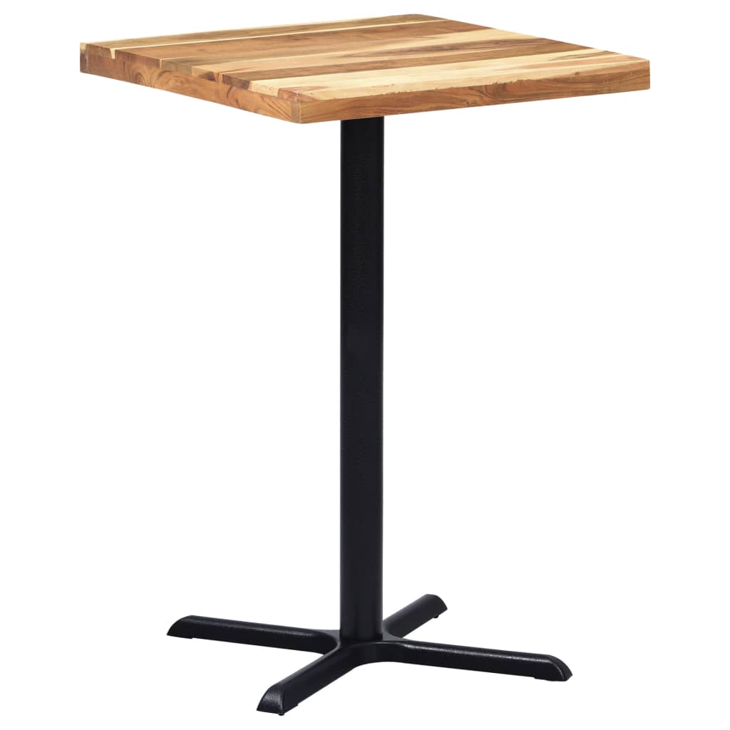 Bistrotafelpoot 76x76x107 cm gietijzer zwart is nu te koop bij PeponiXL, paradijselijk wonen!