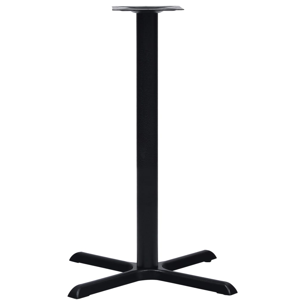 Bistrotafelpoot 76x76x107 cm gietijzer zwart is nu te koop bij PeponiXL, paradijselijk wonen!