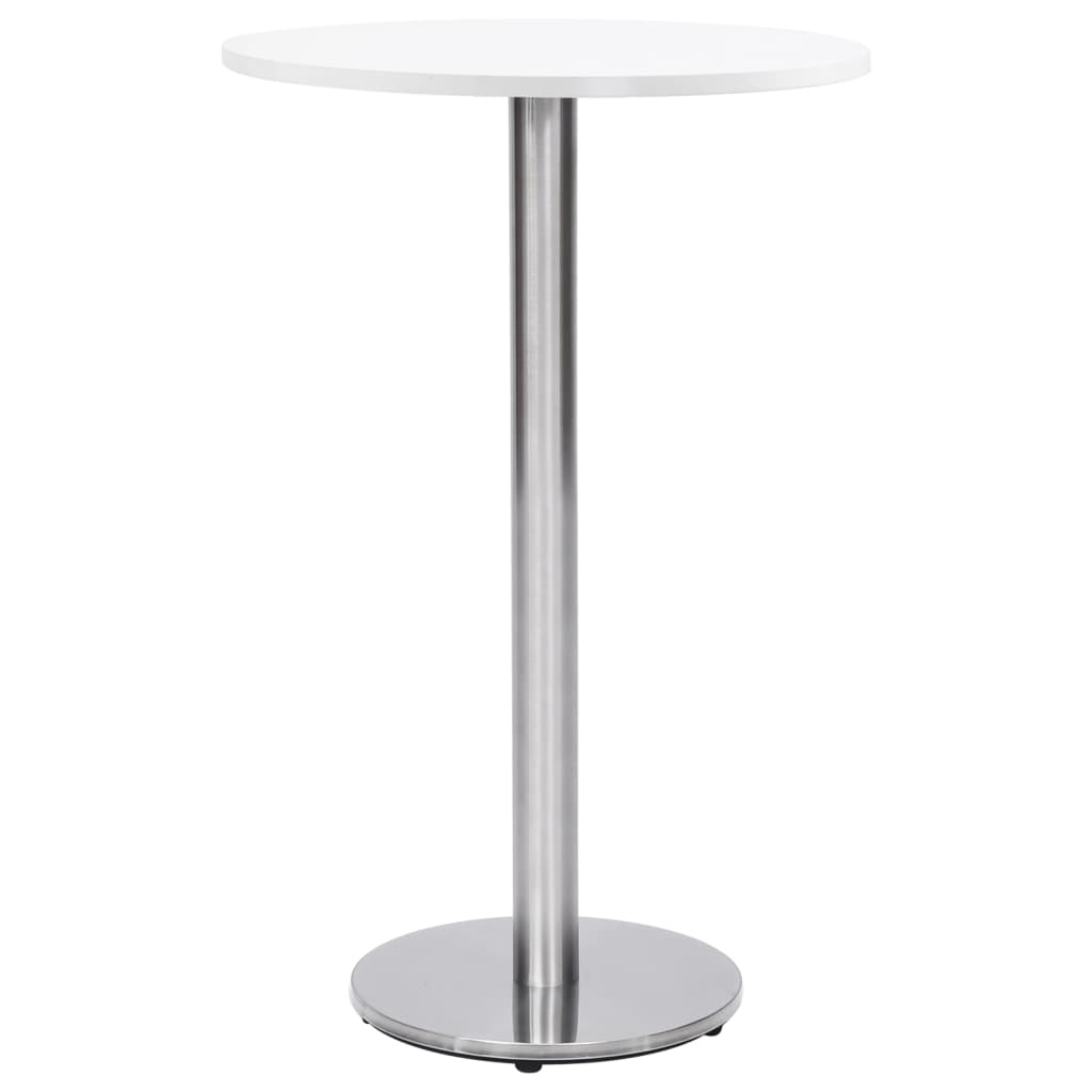 Bistrotafelpoot Ø45x107 cm roestvrij staal zilverkleurig is nu te koop bij PeponiXL, paradijselijk wonen!