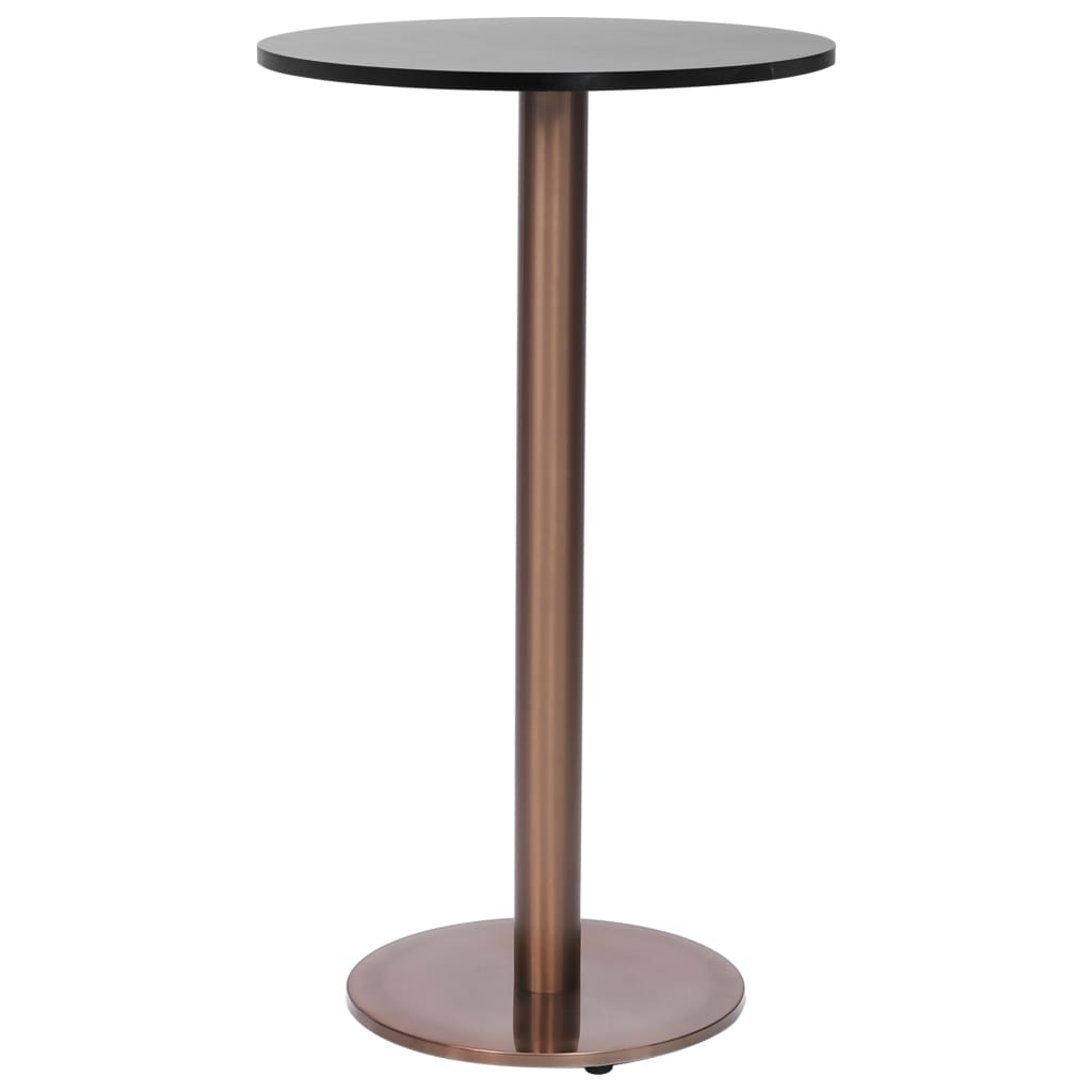 Bistrotafelpoot Ø45x107 cm roestvrij staal goudkleurig is nu te koop bij PeponiXL, paradijselijk wonen!