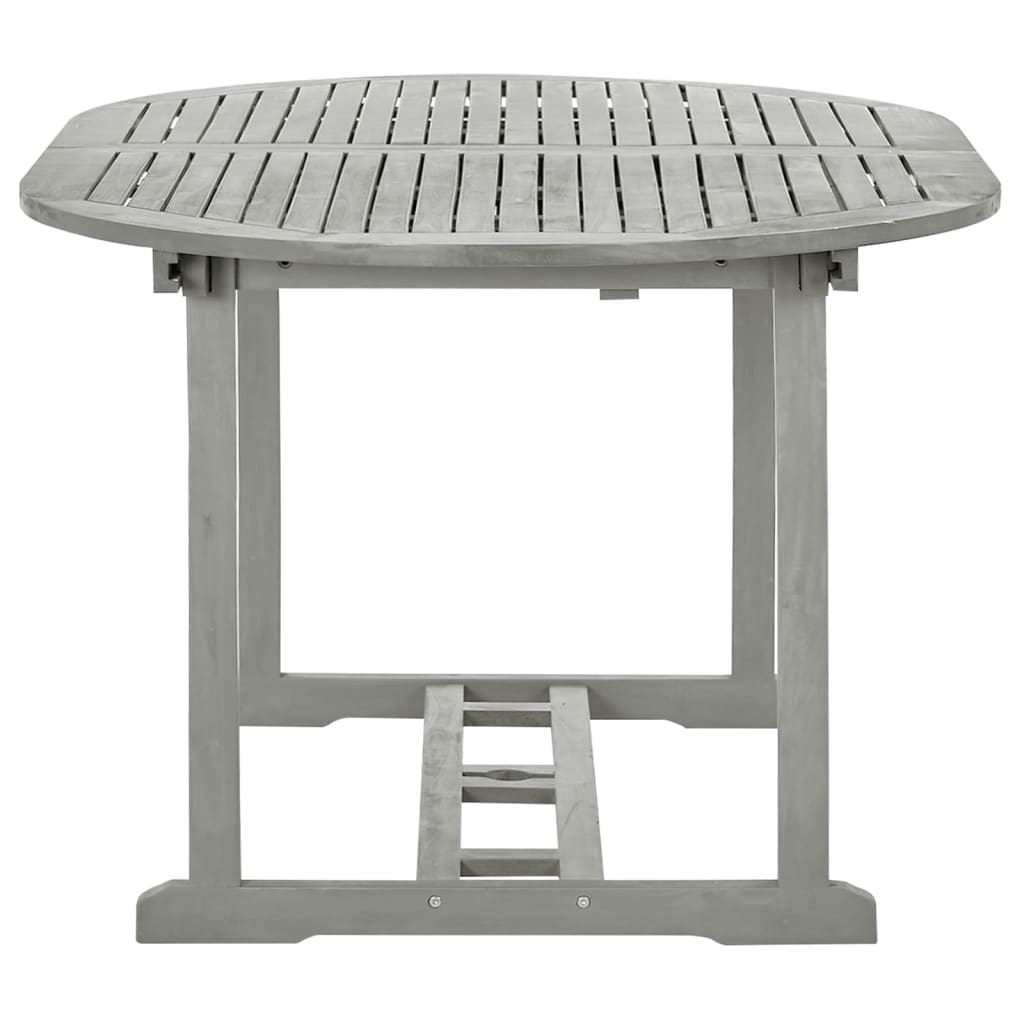 5-delige tuinset (150-200)x100cm massief acaciahout grijs is nu te koop bij PeponiXL, paradijselijk wonen!