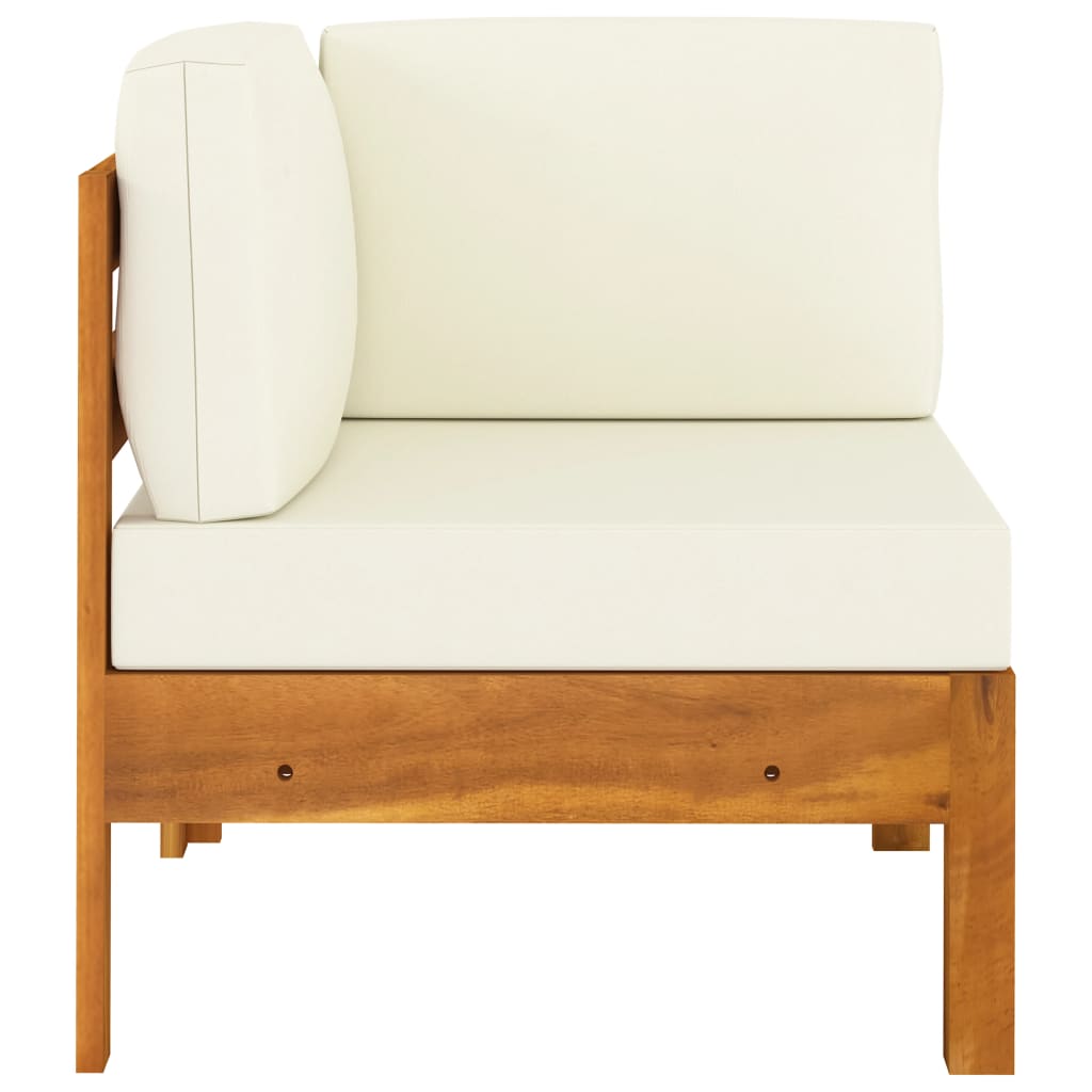5-delige tuinloungeset met kussens 100x60 cm acaciahout is nu te koop bij PeponiXL, paradijselijk wonen!