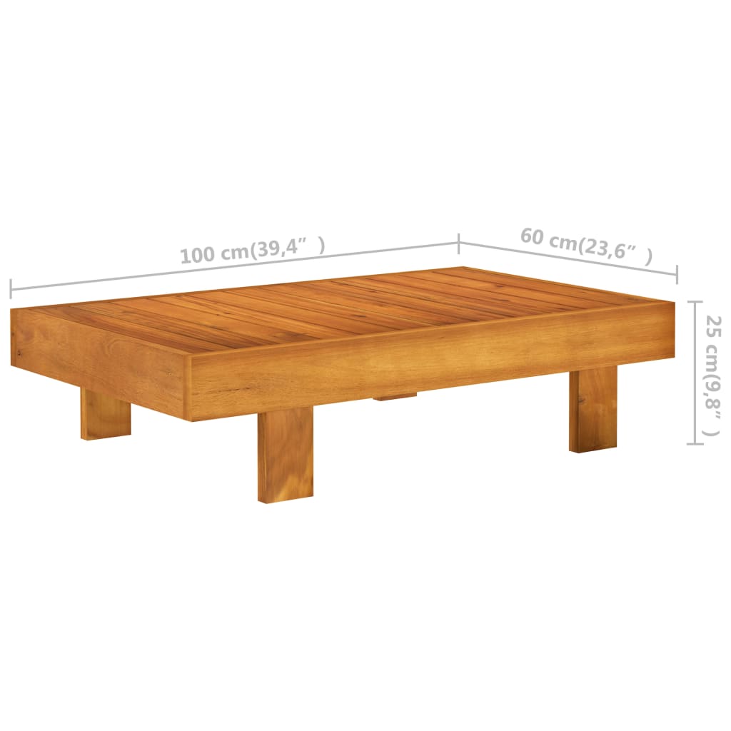 9-delige Loungeset met donkergrijze kussens acaciahout is nu te koop bij PeponiXL, paradijselijk wonen!