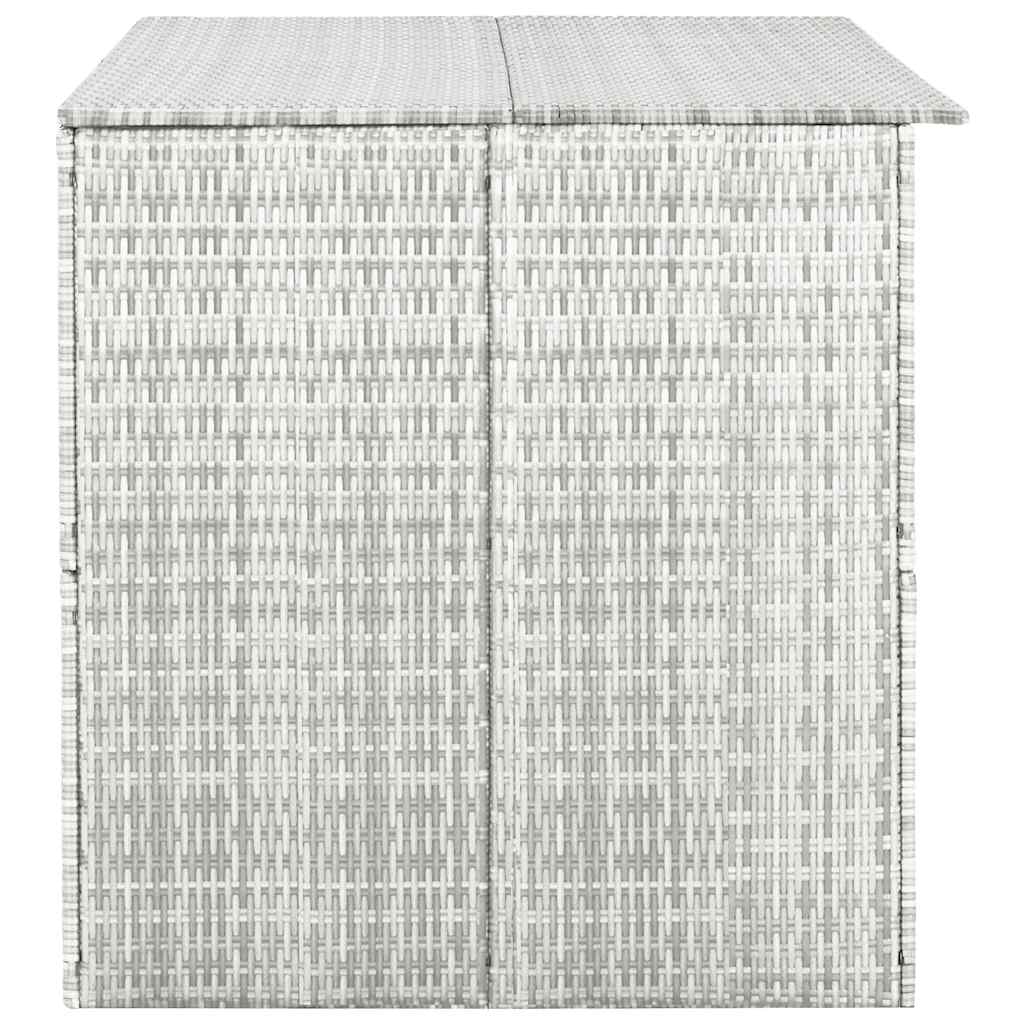Tuinbox 150x100x100 cm poly rattan lichtgrijs is nu te koop bij PeponiXL, paradijselijk wonen!