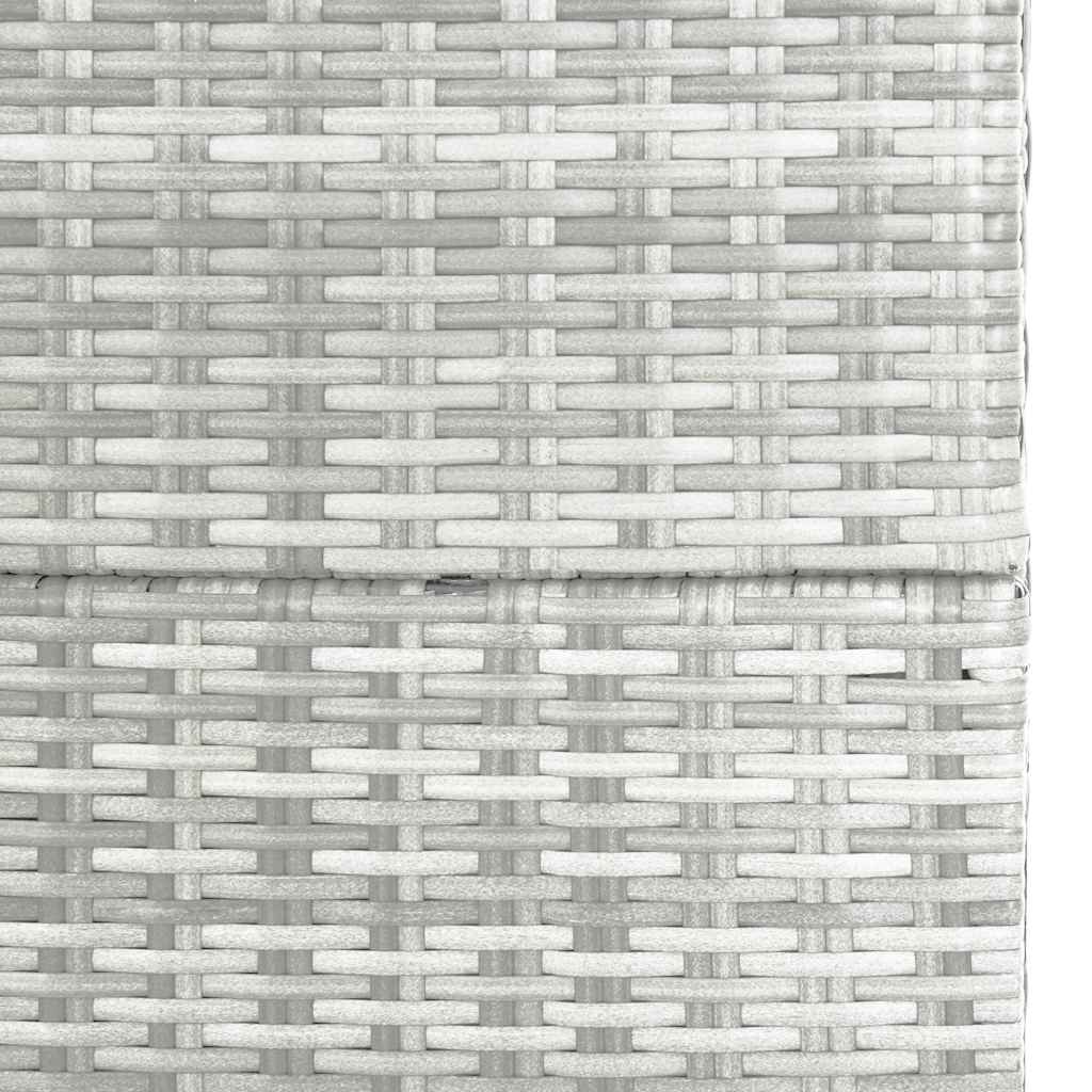 Tuinbox 150x100x100 cm poly rattan lichtgrijs is nu te koop bij PeponiXL, paradijselijk wonen!