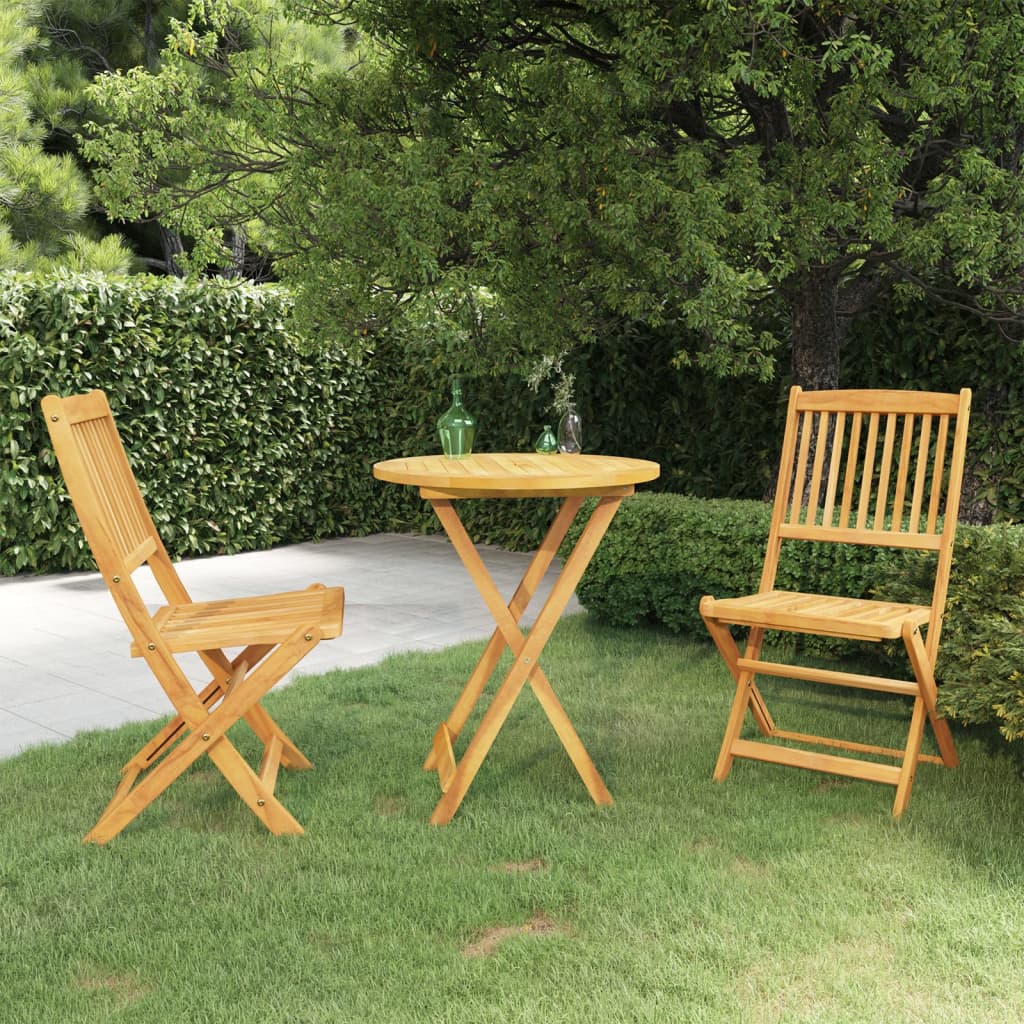 3-delige Tuinset inklapbaar massief acaciahout is nu te koop bij PeponiXL, paradijselijk wonen!