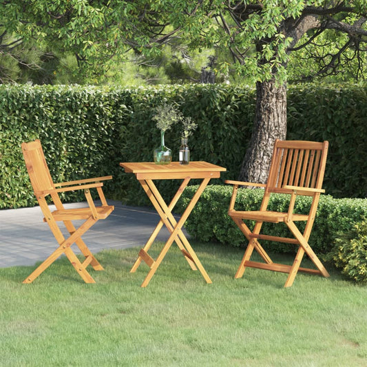 3-delige Tuinset inklapbaar massief acaciahout is nu te koop bij PeponiXL, paradijselijk wonen!