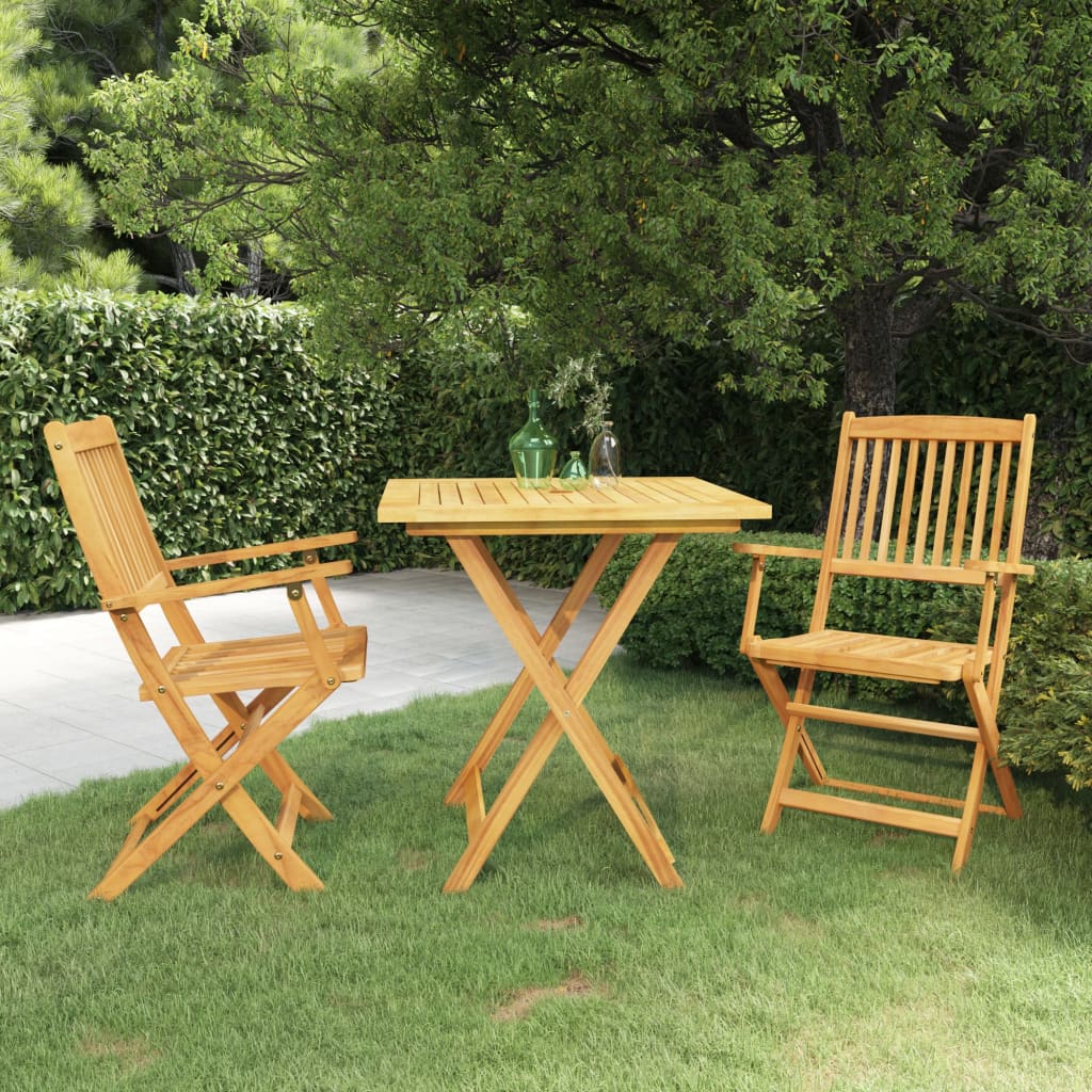 3-delige Tuinset inklapbaar massief acaciahout is nu te koop bij PeponiXL, paradijselijk wonen!