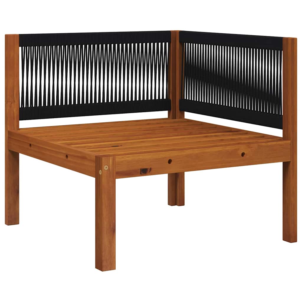 2-delige tuinloungeset met kussens van acaciahout en touw is nu te koop bij PeponiXL, paradijselijk wonen!