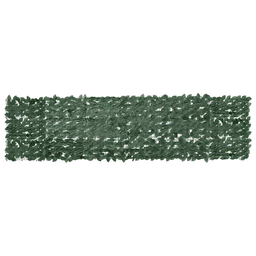 Balkonscherm met donkergroene bladeren 300x75 cm is nu te koop bij PeponiXL, paradijselijk wonen!