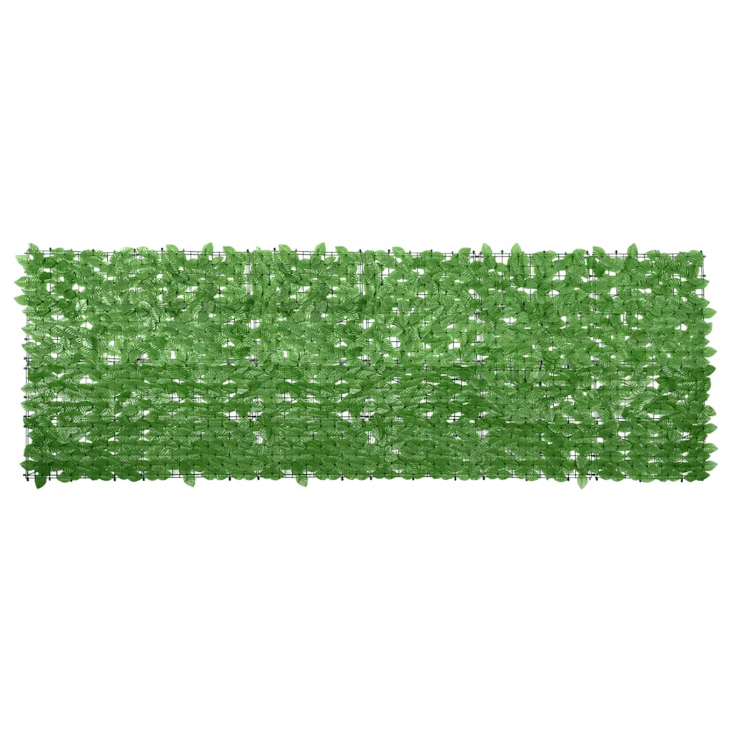 Balkonscherm met groene bladeren 300x100 cm is nu te koop bij PeponiXL, paradijselijk wonen!