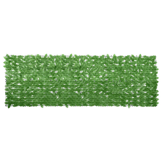 Balkonscherm met groene bladeren 300x100 cm is nu te koop bij PeponiXL, paradijselijk wonen!