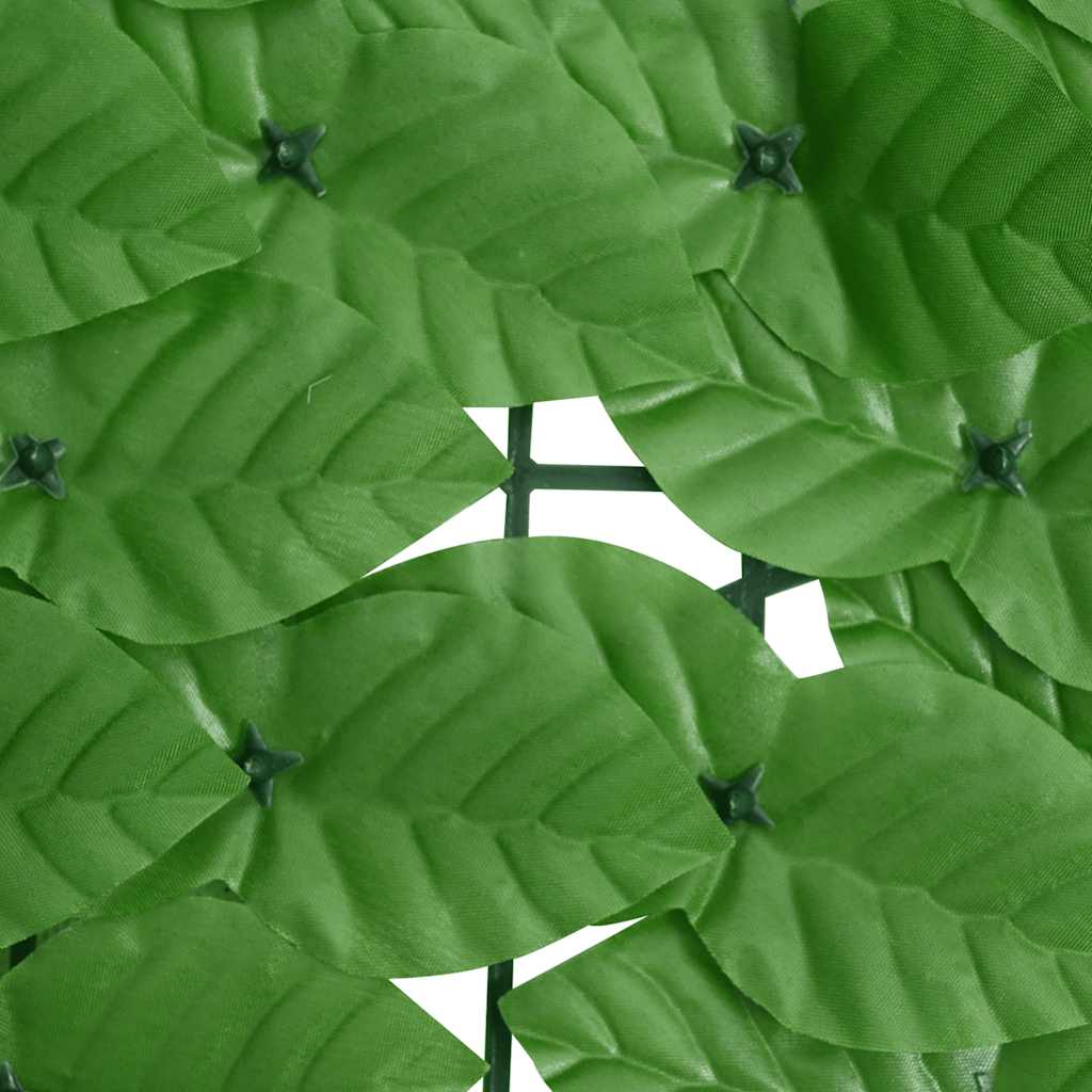 Balkonscherm met groene bladeren 400x100 cm is nu te koop bij PeponiXL, paradijselijk wonen!
