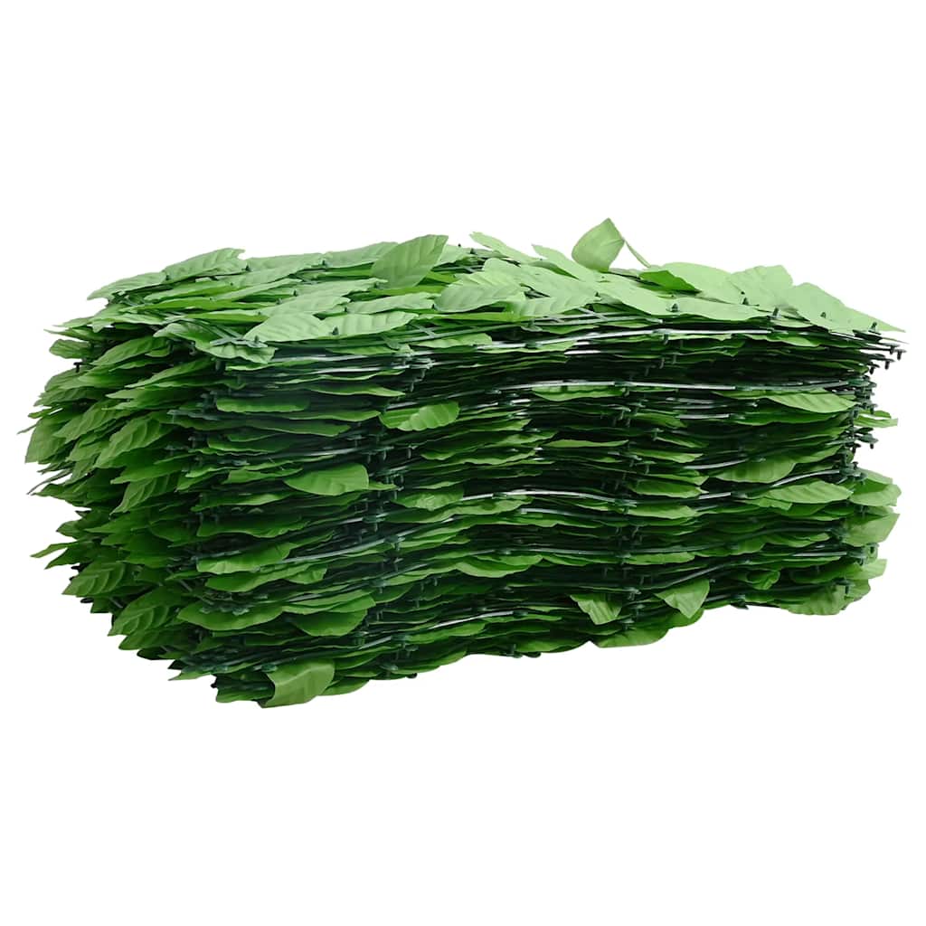 Balkonscherm met groene bladeren 600x100 cm is nu te koop bij PeponiXL, paradijselijk wonen!