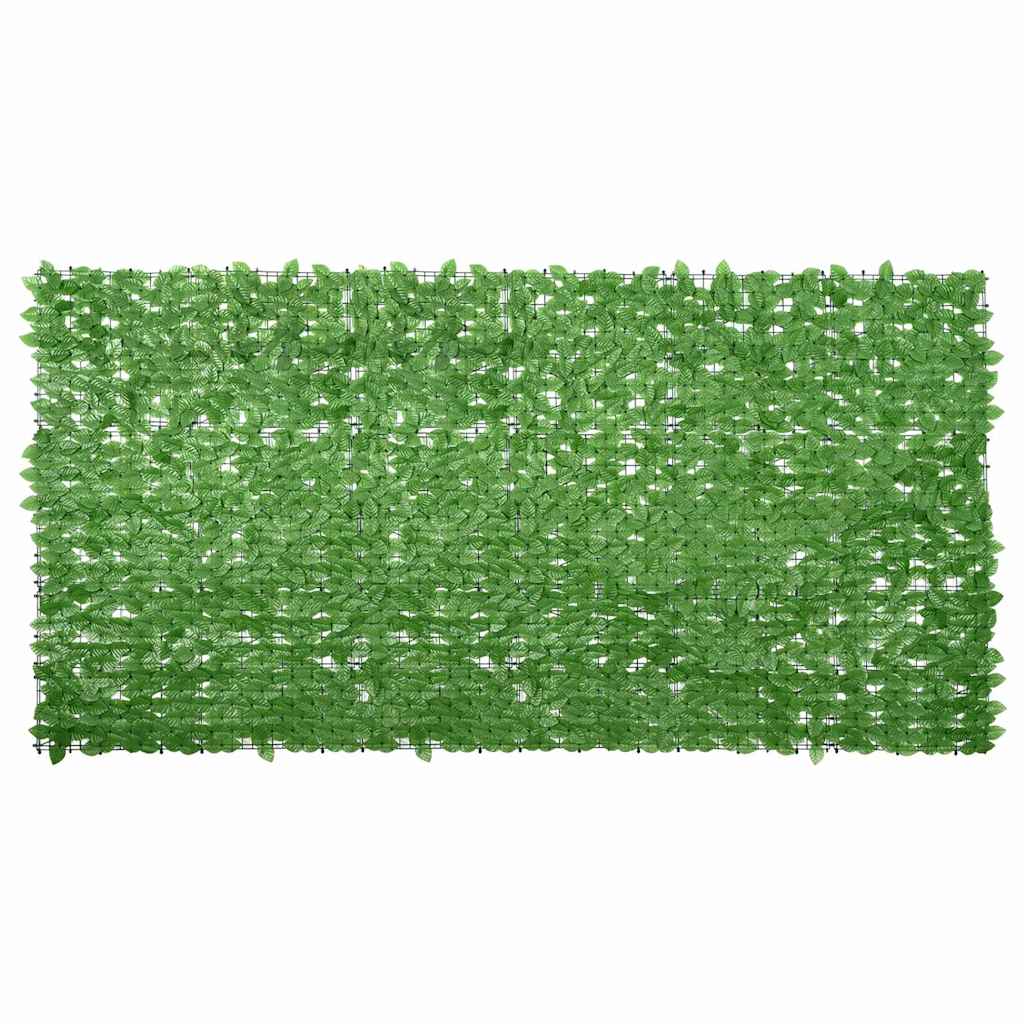 Balkonscherm met groene bladeren 300x150 cm is nu te koop bij PeponiXL, paradijselijk wonen!