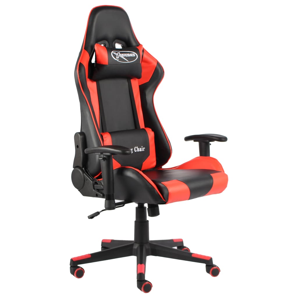 Gamestoel draaibaar PVC rood is nu te koop bij PeponiXL, paradijselijk wonen!