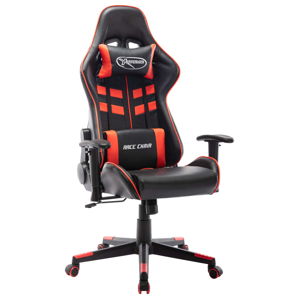 Gamestoel kunstleer zwart en rood is nu te koop bij PeponiXL, paradijselijk wonen!