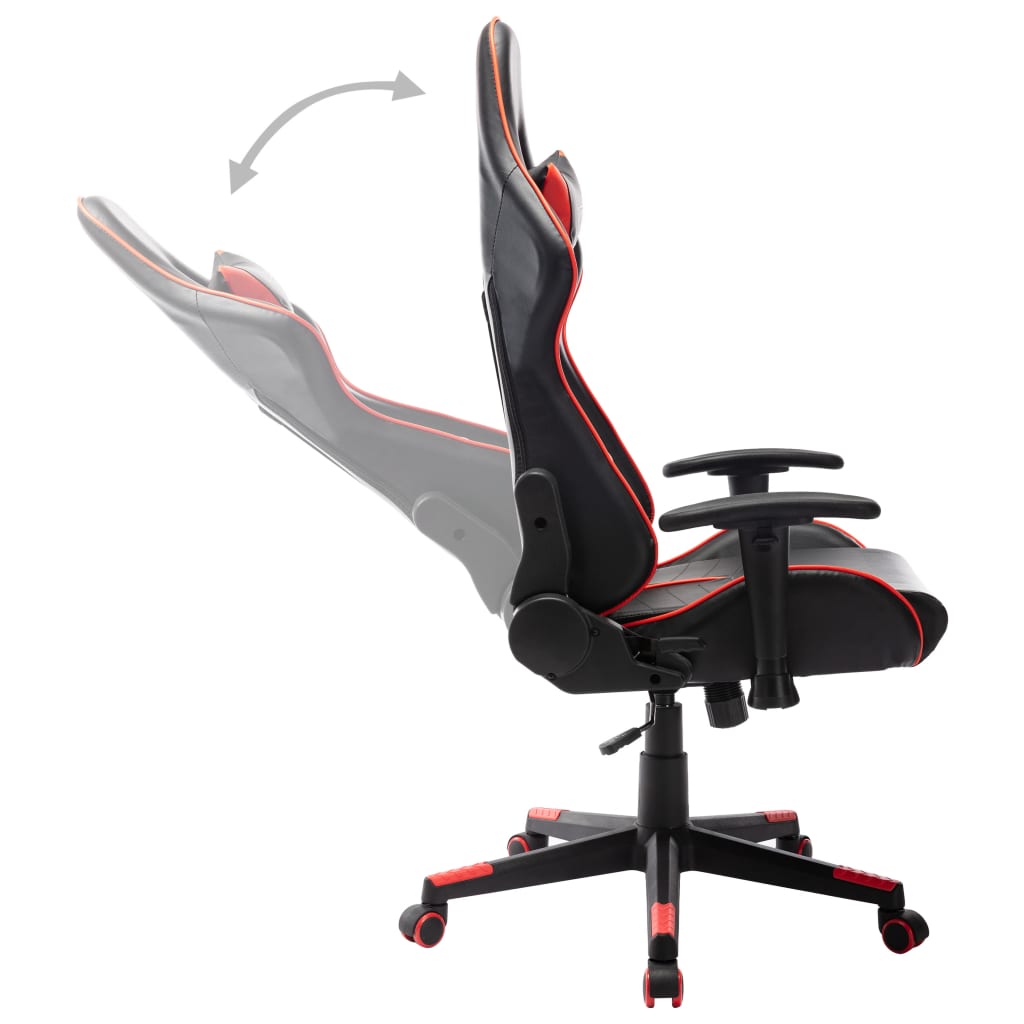 Gamestoel kunstleer zwart en rood is nu te koop bij PeponiXL, paradijselijk wonen!