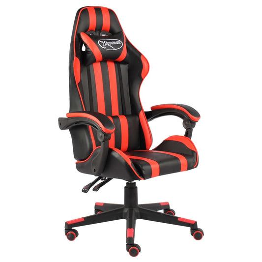 Racestoel kunstleer zwart en rood is nu te koop bij PeponiXL, paradijselijk wonen!
