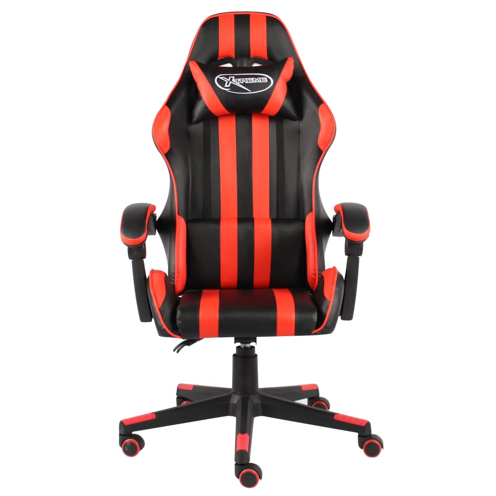 Racestoel kunstleer zwart en rood is nu te koop bij PeponiXL, paradijselijk wonen!