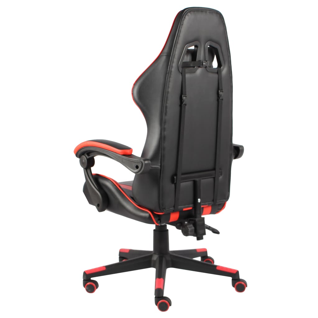 Racestoel kunstleer zwart en rood is nu te koop bij PeponiXL, paradijselijk wonen!