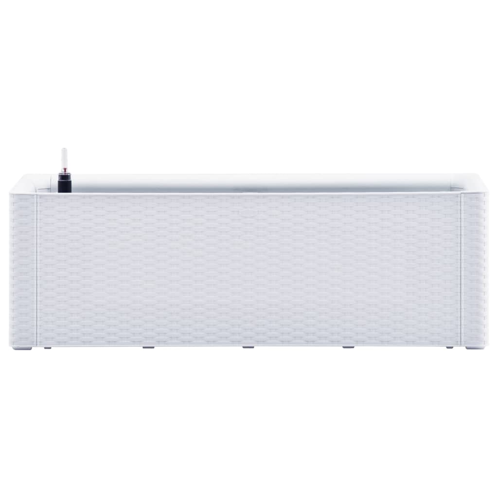 Plantenbak hoog met zelfbewateringssysteem 100x43x33 cm wit is nu te koop bij PeponiXL, paradijselijk wonen!