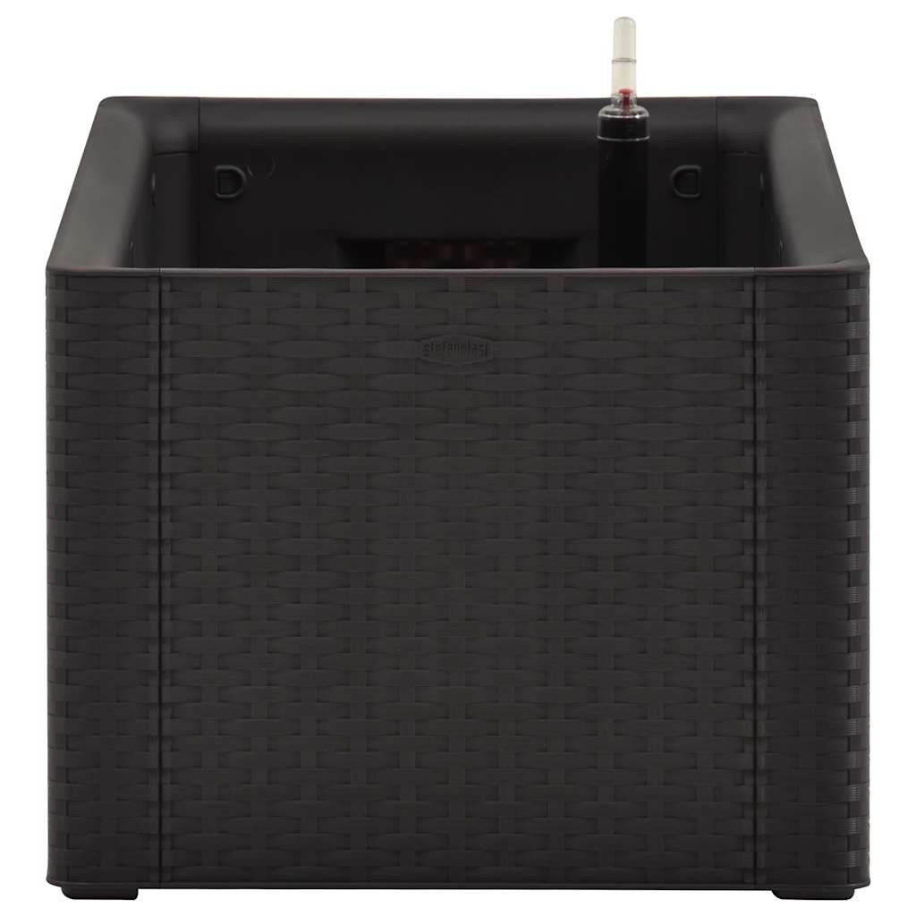 Plantenbak hoog zelfbewateringssysteem 100x43x33 cm antraciet is nu te koop bij PeponiXL, paradijselijk wonen!