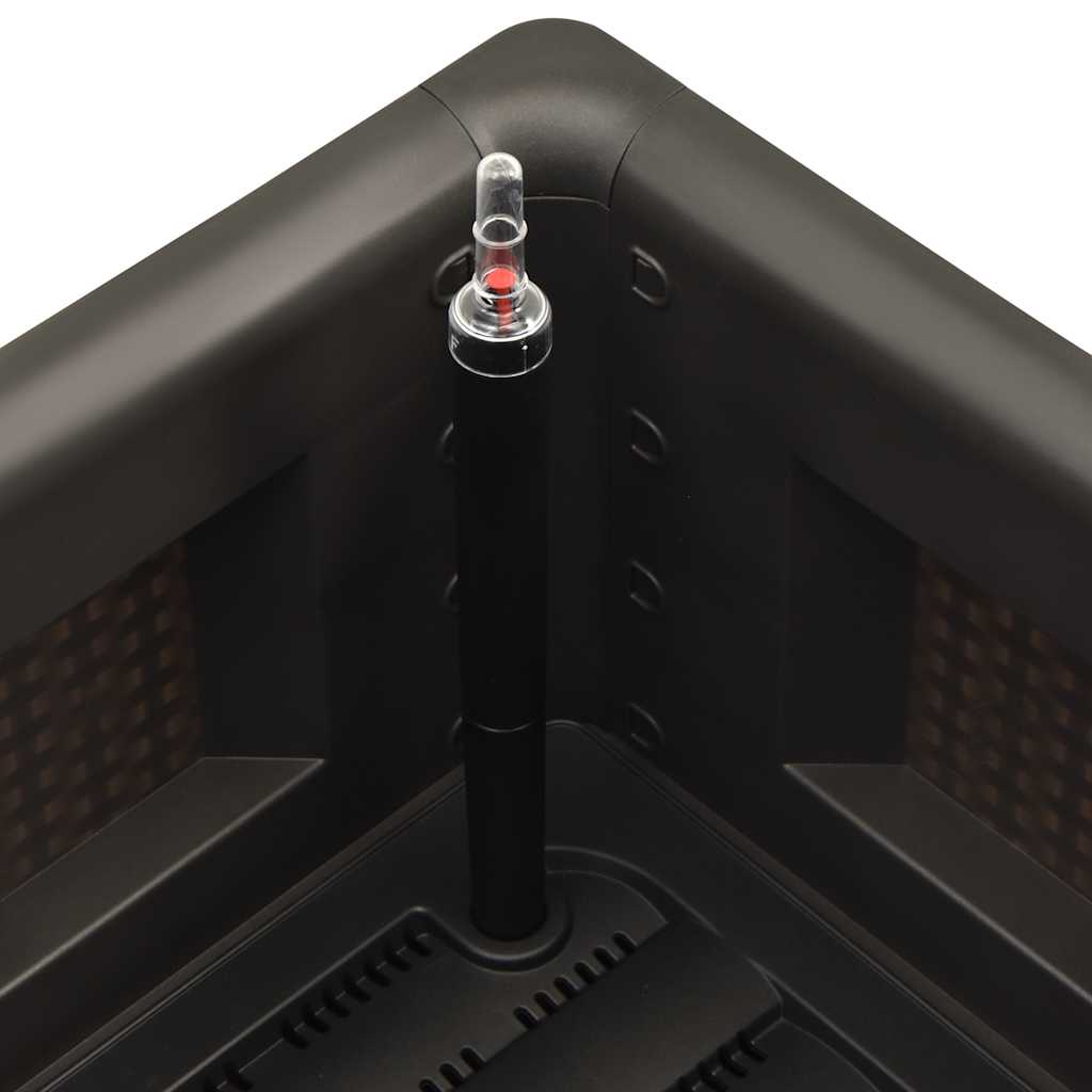 Plantenbak hoog zelfbewateringssysteem 100x43x33 cm antraciet is nu te koop bij PeponiXL, paradijselijk wonen!