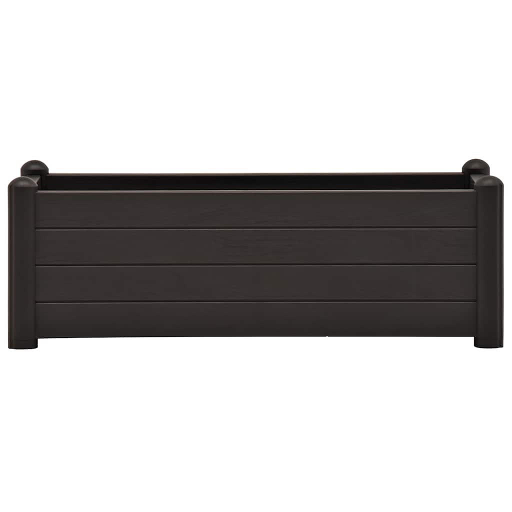 Plantenbak verhoogd 100x43x35 cm PP antraciet is nu te koop bij PeponiXL, paradijselijk wonen!