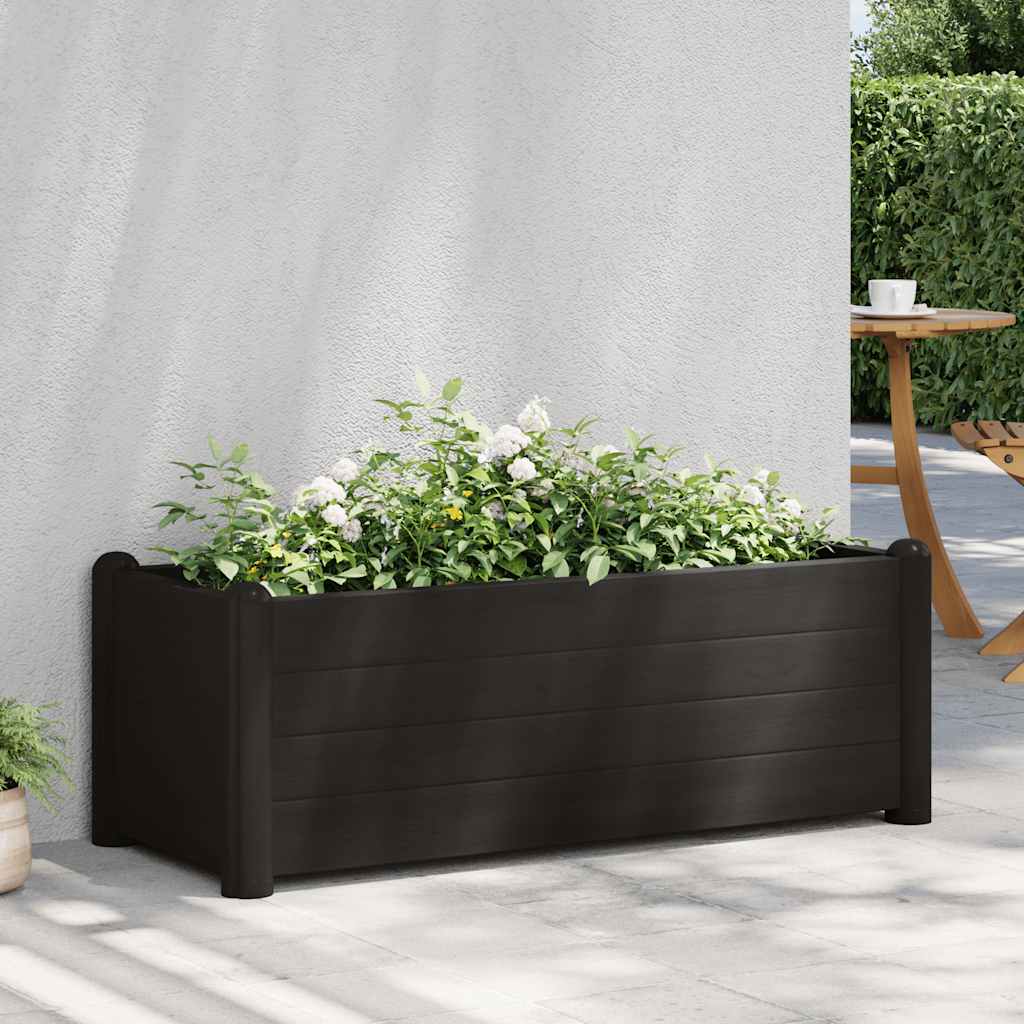 Plantenbak verhoogd 100x43x35 cm PP antraciet is nu te koop bij PeponiXL, paradijselijk wonen!