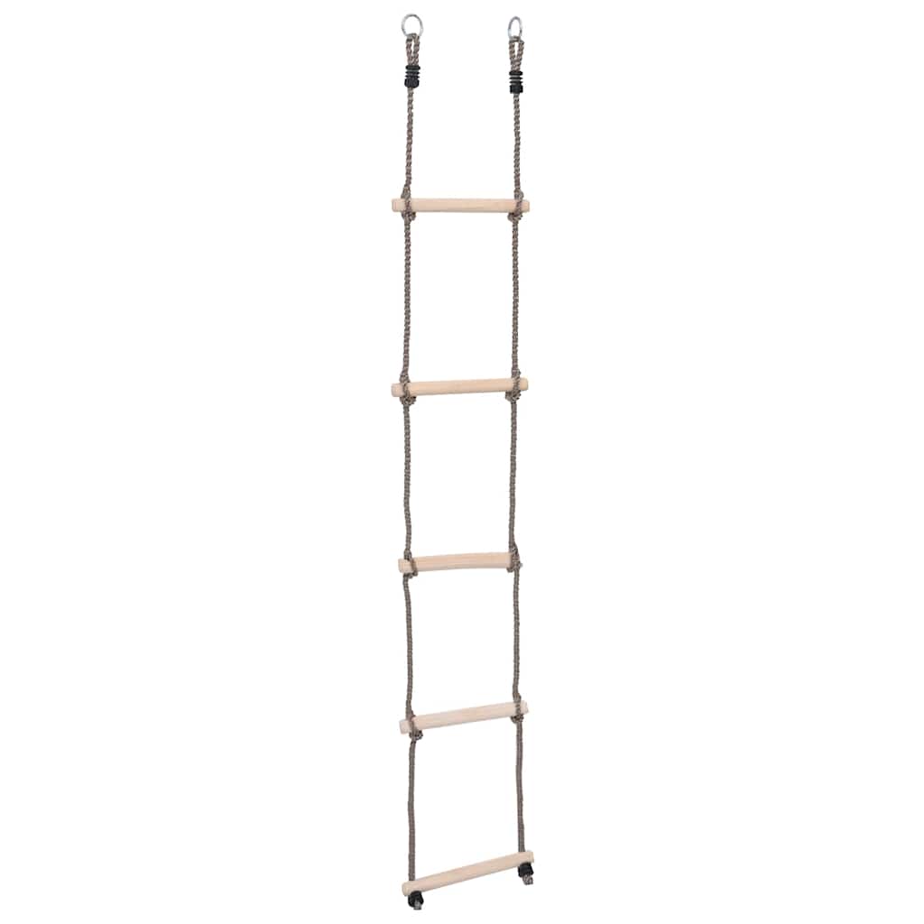 Ladder met 5 sporten 210 cm massief grenenhout is nu te koop bij PeponiXL, paradijselijk wonen!