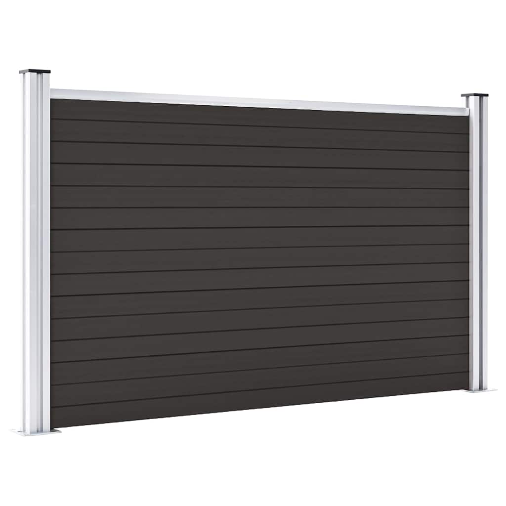Schuttingpaneel 180x105 cm HKC zwart is nu te koop bij PeponiXL, paradijselijk wonen!
