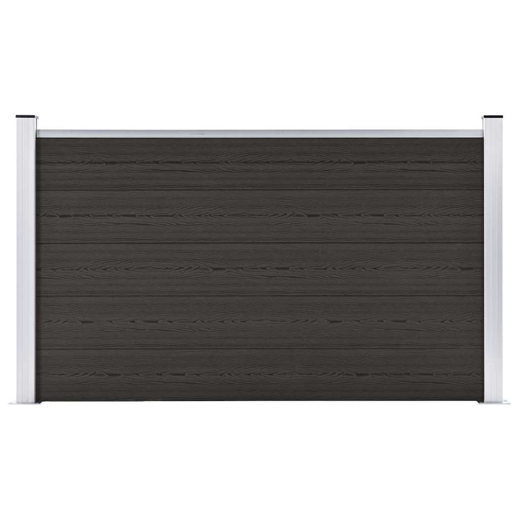 Schuttingpaneel 180x105 cm HKC zwart is nu te koop bij PeponiXL, paradijselijk wonen!