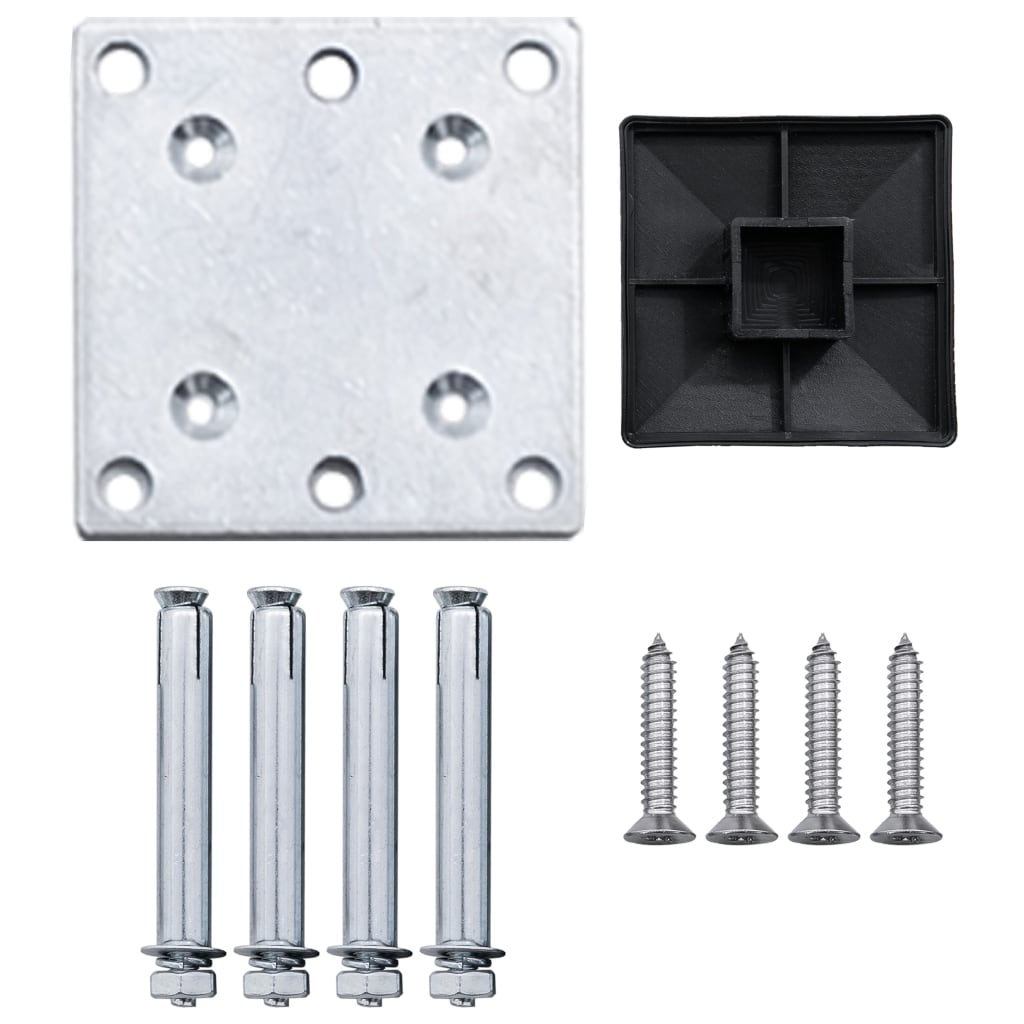 Schuttingpaneel 175x105 cm HKC zwart is nu te koop bij PeponiXL, paradijselijk wonen!