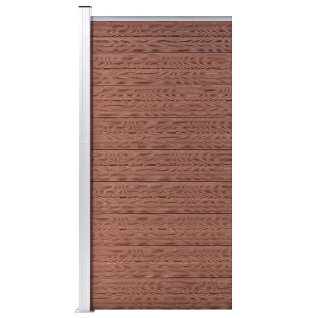 Schuttingpaneel 95x186 cm HKC bruin is nu te koop bij PeponiXL, paradijselijk wonen!