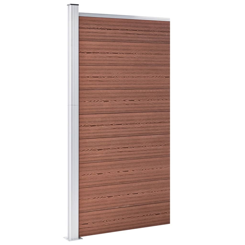 Schuttingpaneel 95x186 cm HKC bruin is nu te koop bij PeponiXL, paradijselijk wonen!