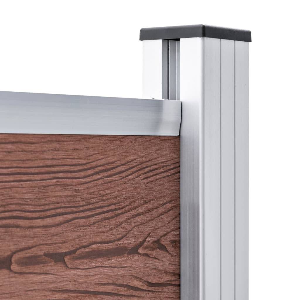 Schuttingpaneel 180x146 cm HKC bruin is nu te koop bij PeponiXL, paradijselijk wonen!