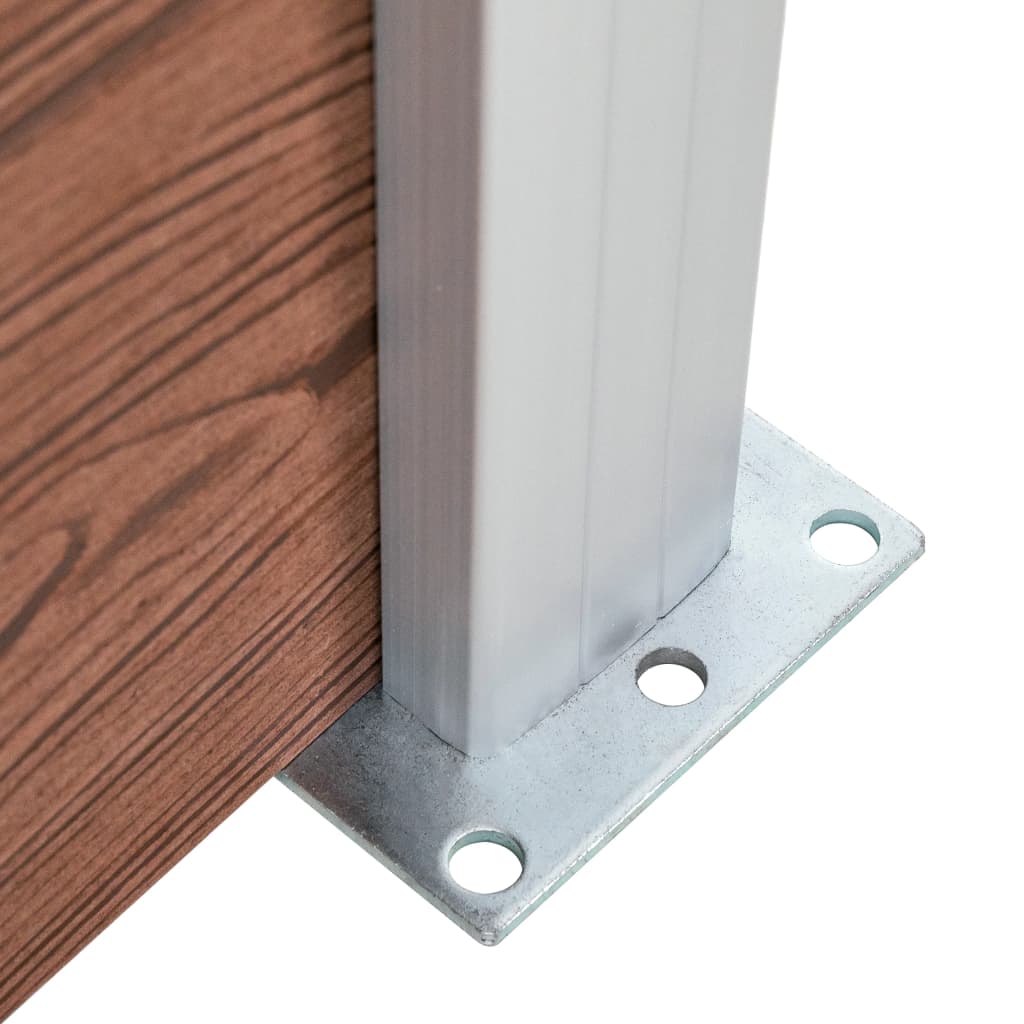 Schuttingpaneel 180x146 cm HKC bruin is nu te koop bij PeponiXL, paradijselijk wonen!