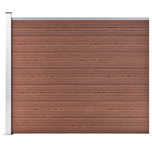 Schuttingpaneel 175x146 cm HKC bruin is nu te koop bij PeponiXL, paradijselijk wonen!