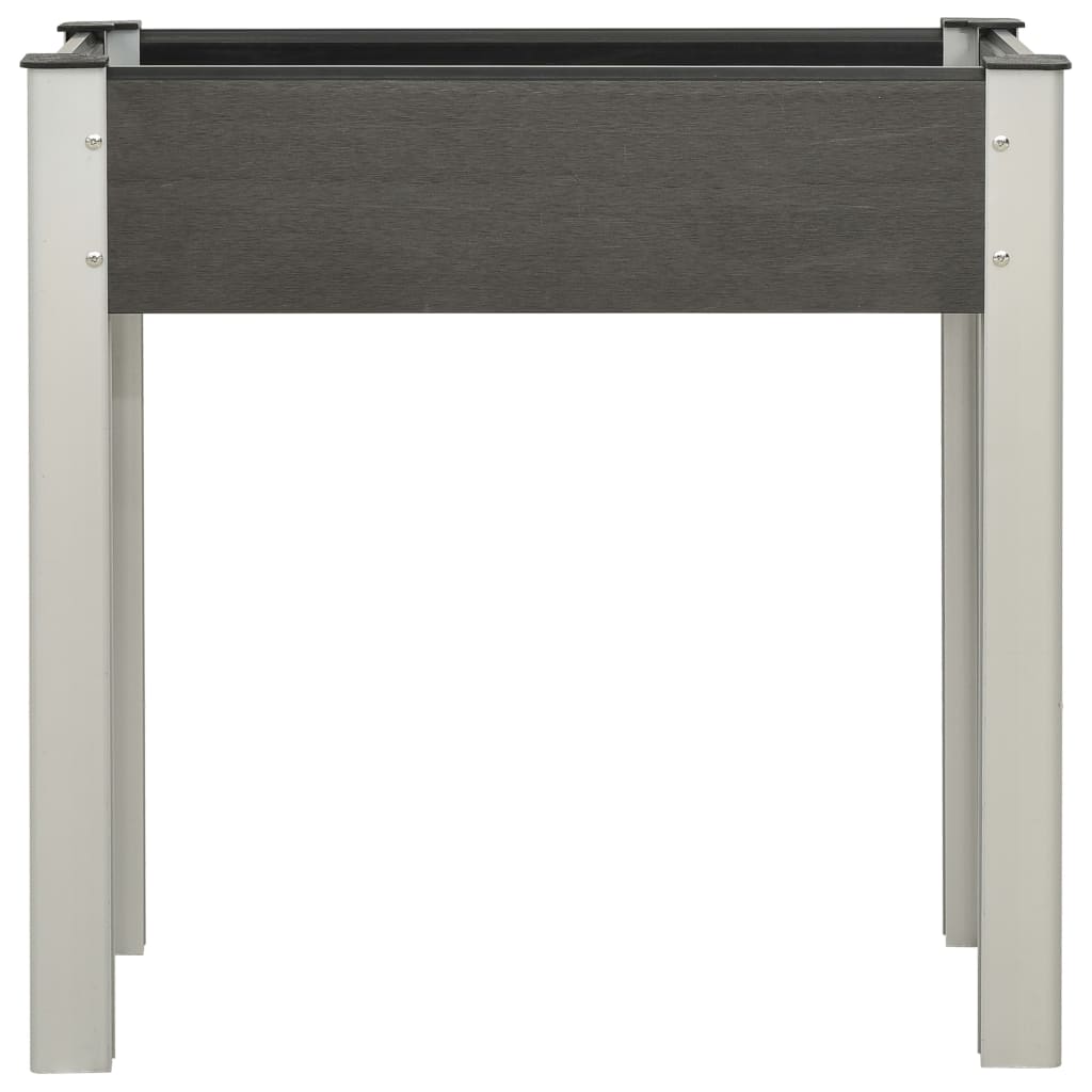 Plantenbak verhoogd 75x40x75 cm HKC grijs is nu te koop bij PeponiXL, paradijselijk wonen!