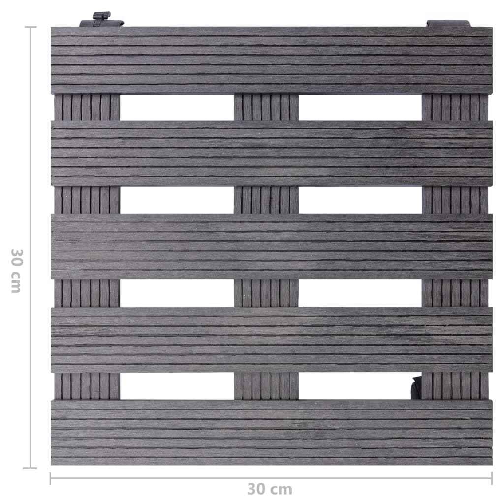 Plantentrolleys 2 st 30x30x7,5 cm HKC grijs is nu te koop bij PeponiXL, paradijselijk wonen!