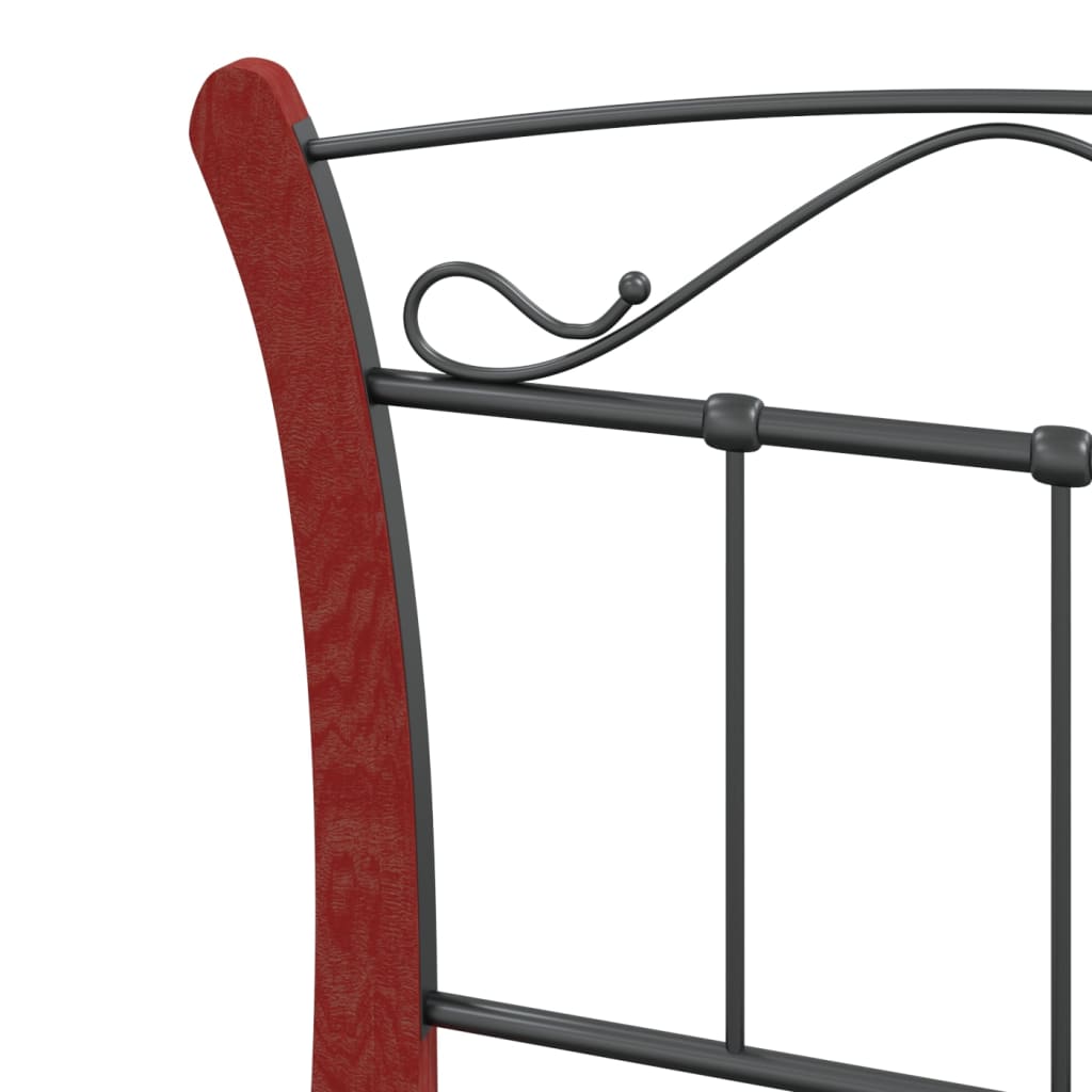 Bedframe metaal zwart 90x200 cm is nu te koop bij PeponiXL, paradijselijk wonen!