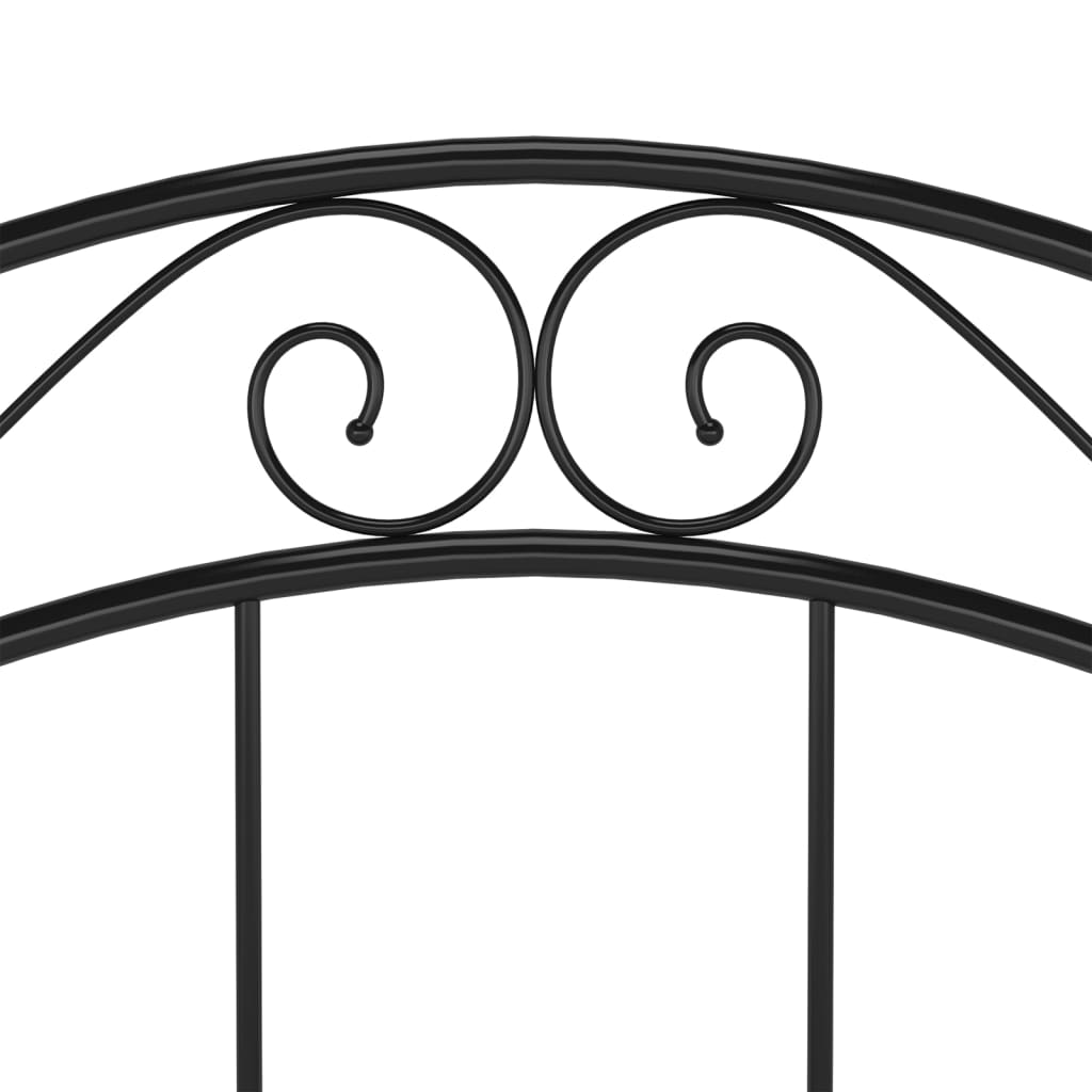 Bedframe metaal zwart 90x200 cm is nu te koop bij PeponiXL, paradijselijk wonen!