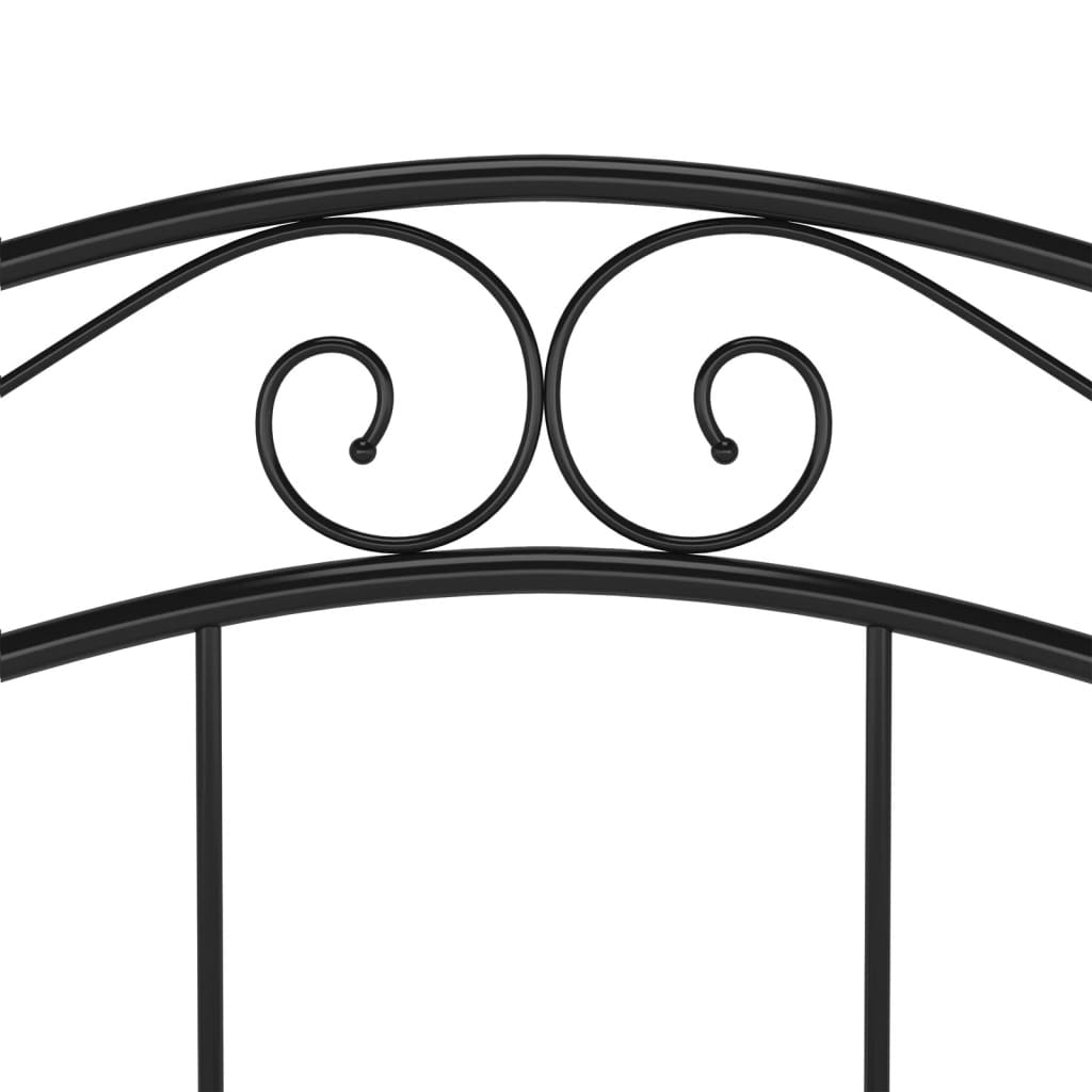 Bedframe metaal zwart 120x200 cm is nu te koop bij PeponiXL, paradijselijk wonen!