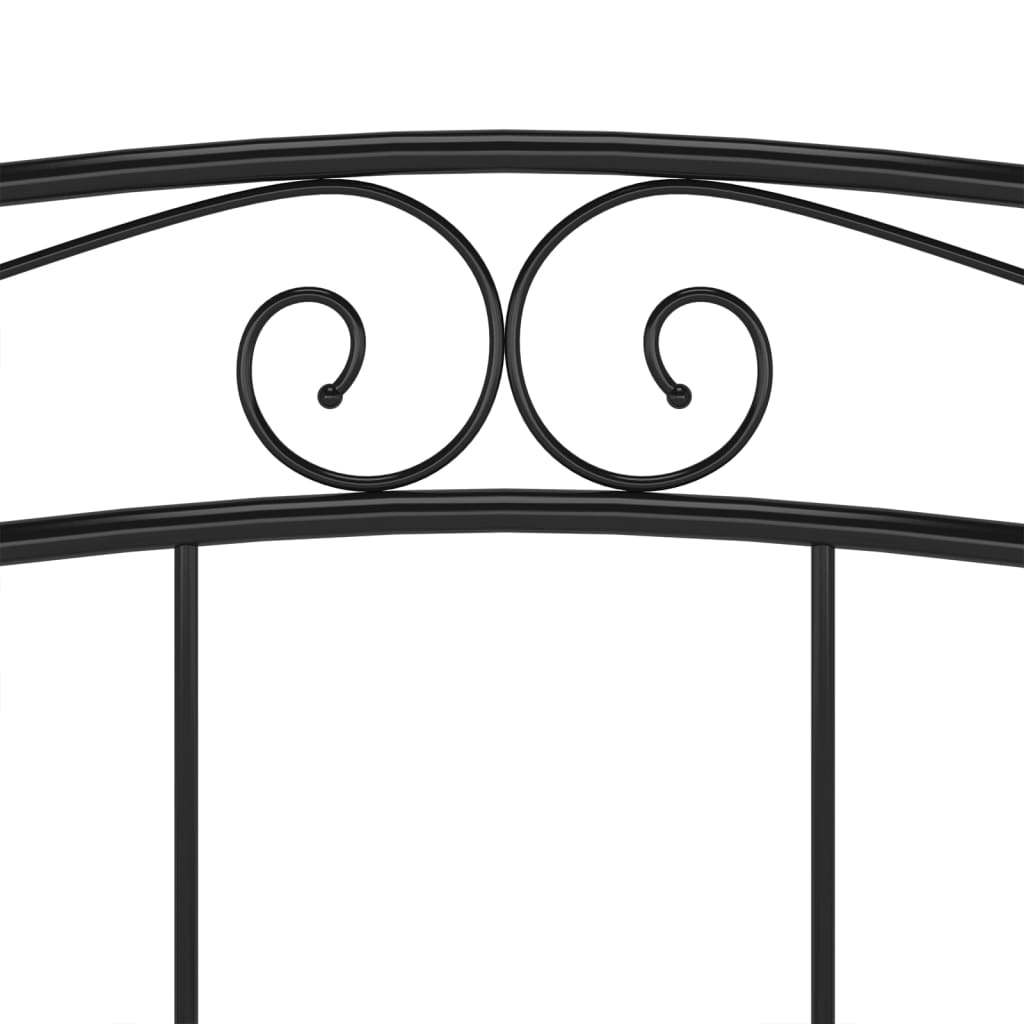 Bedframe metaal zwart 200x200 cm is nu te koop bij PeponiXL, paradijselijk wonen!