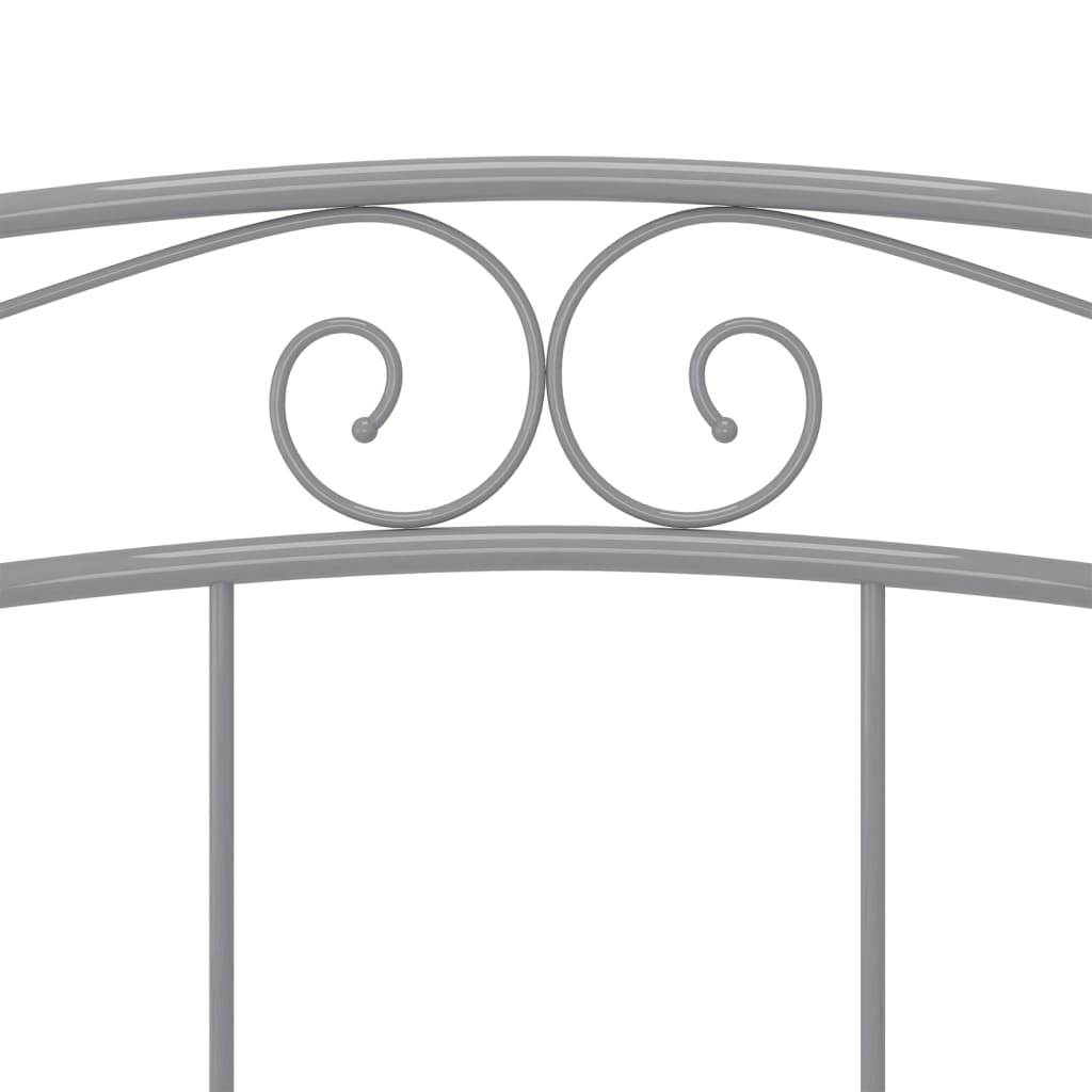 Bedframe metaal grijs 200x200 cm is nu te koop bij PeponiXL, paradijselijk wonen!