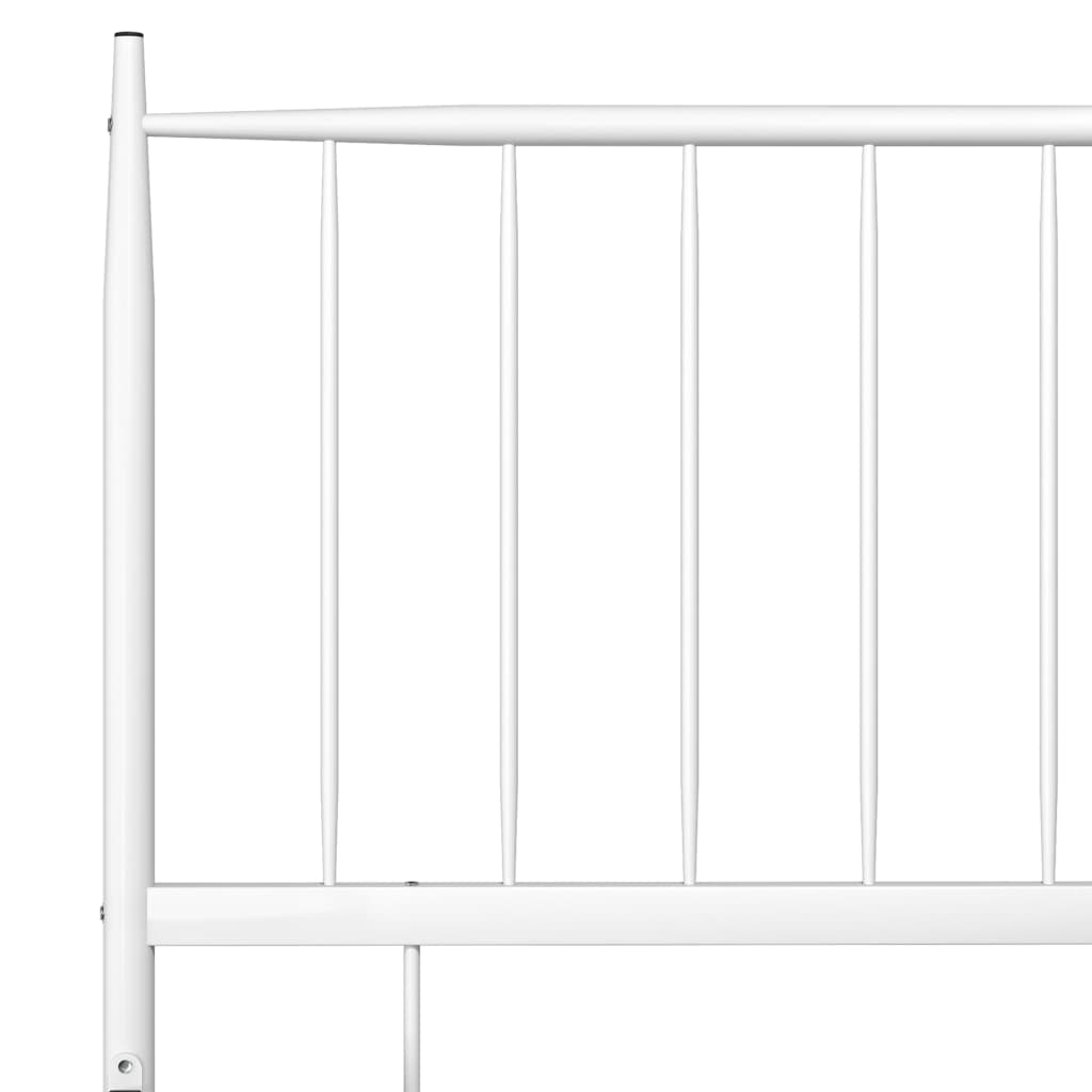 Bedframe metaal wit 100x200 cm is nu te koop bij PeponiXL, paradijselijk wonen!