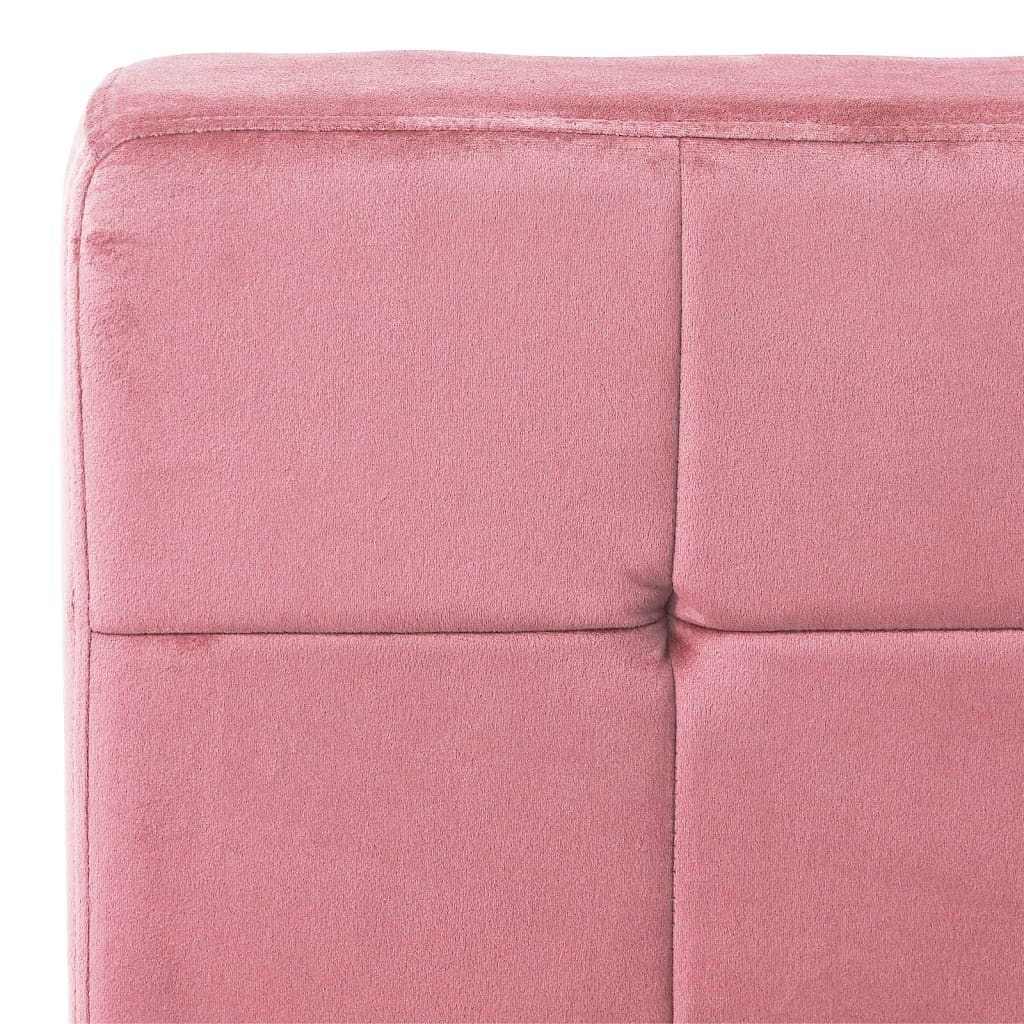 Relaxstoel 65x79x87 cm fluweel roze is nu te koop bij PeponiXL, paradijselijk wonen!
