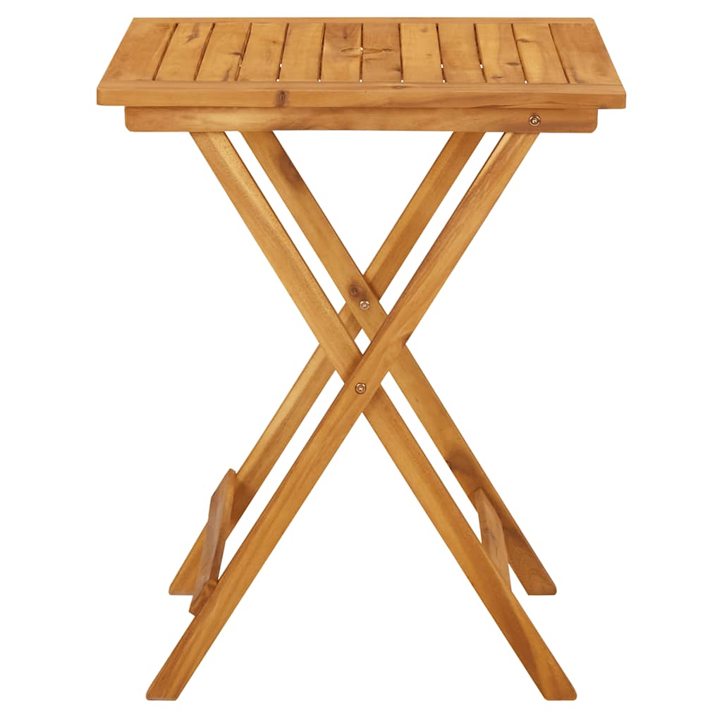 Tuintafel inklapbaar 60x60x75 cm massief acaciahout is nu te koop bij PeponiXL, paradijselijk wonen!