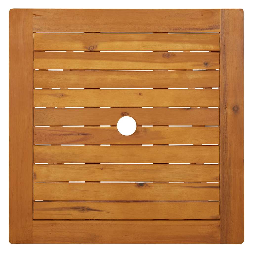 Tuintafel inklapbaar 60x60x75 cm massief acaciahout is nu te koop bij PeponiXL, paradijselijk wonen!
